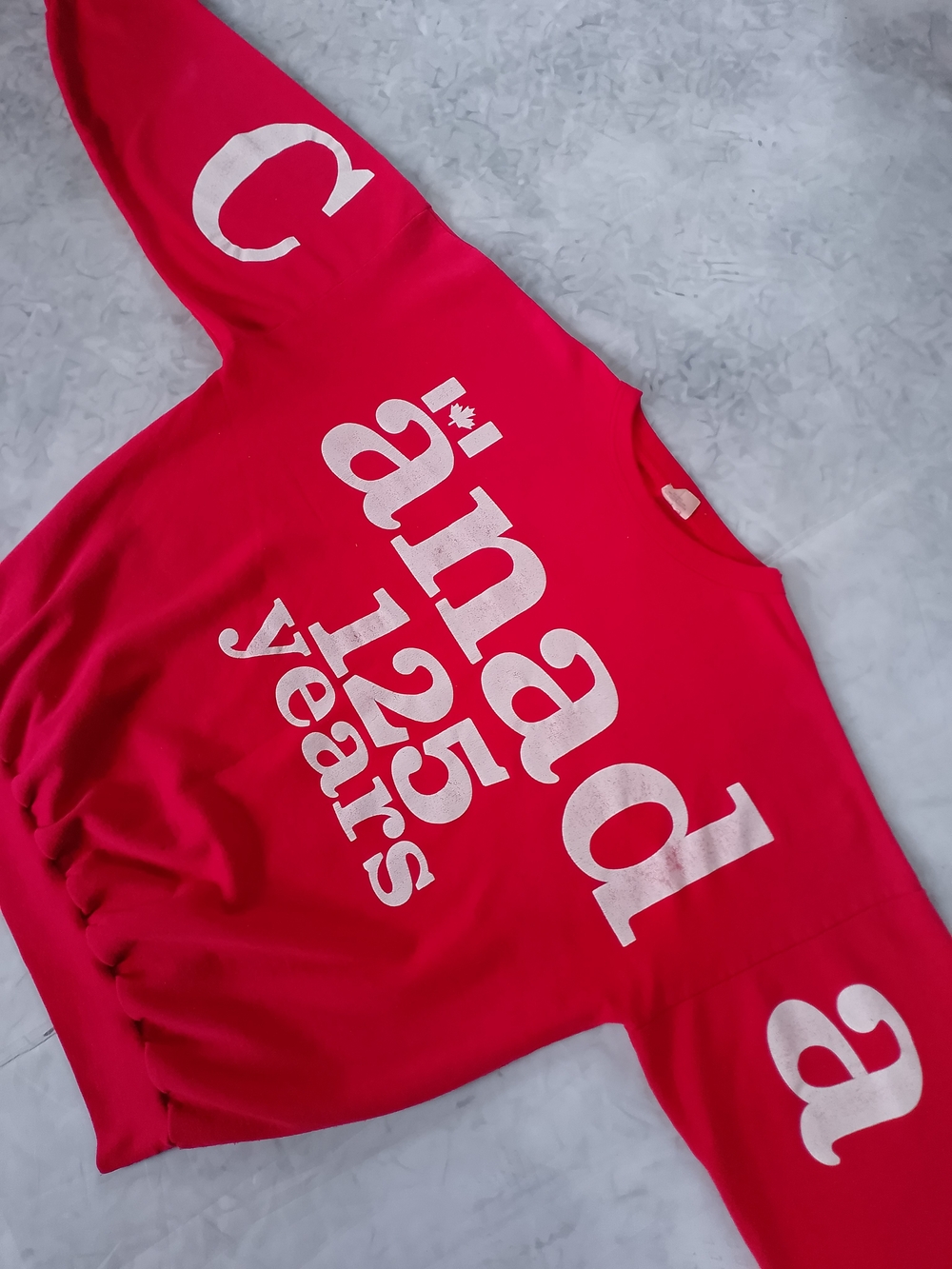 Vintage 1992 AOP Canada 125 Years Graphic Sweatshirt - Picture 11 of 14